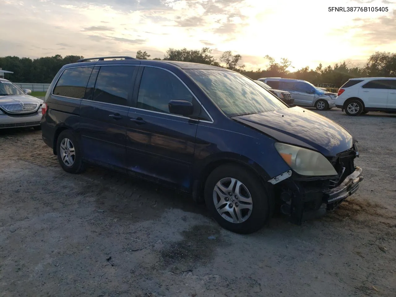 2006 Honda Odyssey Exl VIN: 5FNRL38776B105405 Lot: 79912684