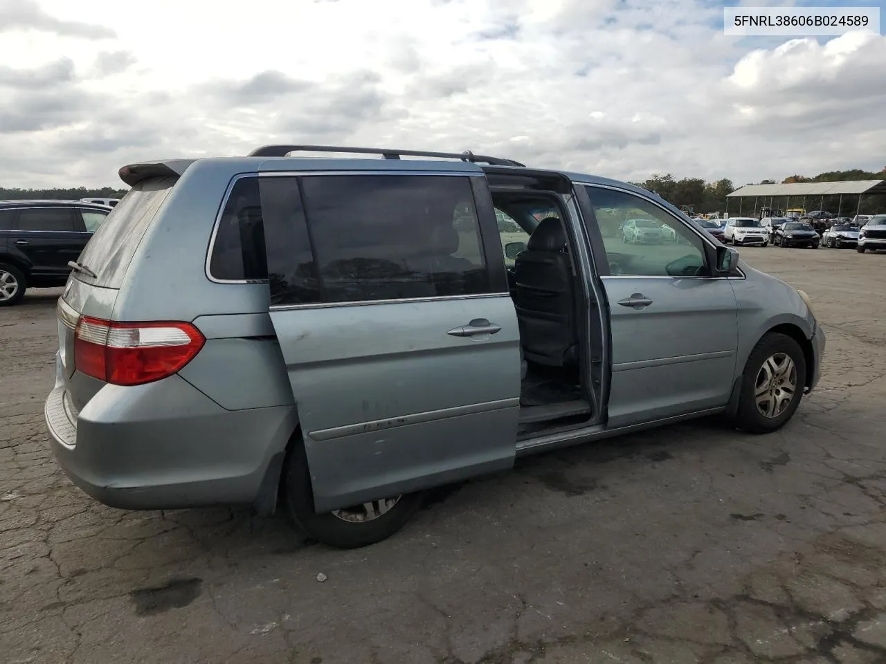 2006 Honda Odyssey Exl VIN: 5FNRL38606B024589 Lot: 79920744