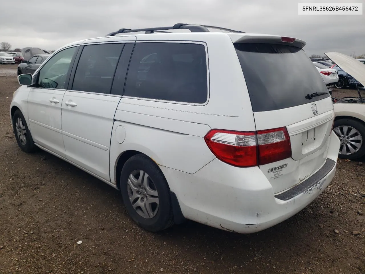 2006 Honda Odyssey Exl VIN: 5FNRL38626B456472 Lot: 79940844