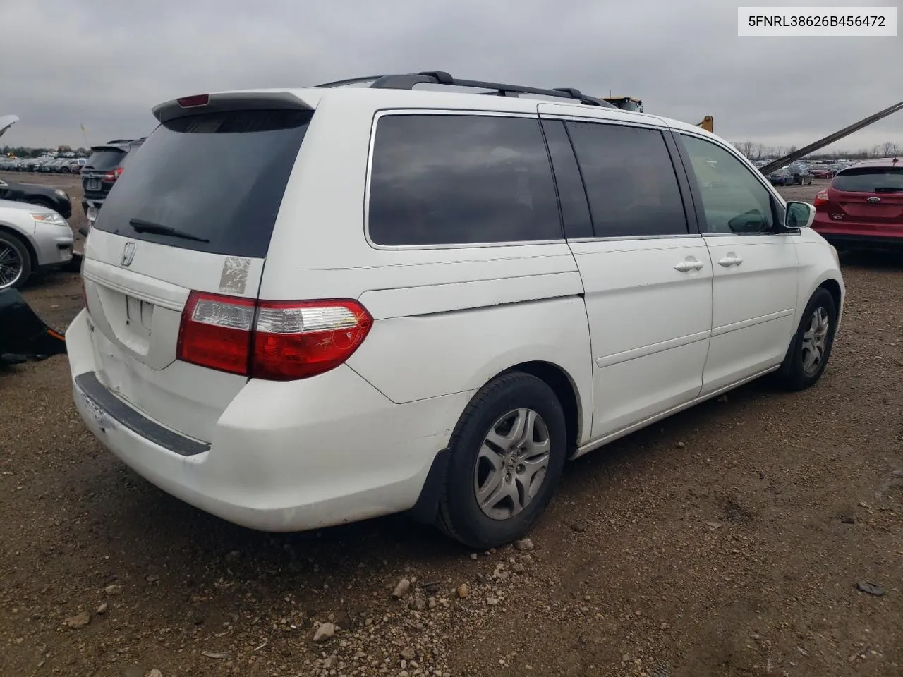 2006 Honda Odyssey Exl VIN: 5FNRL38626B456472 Lot: 79940844