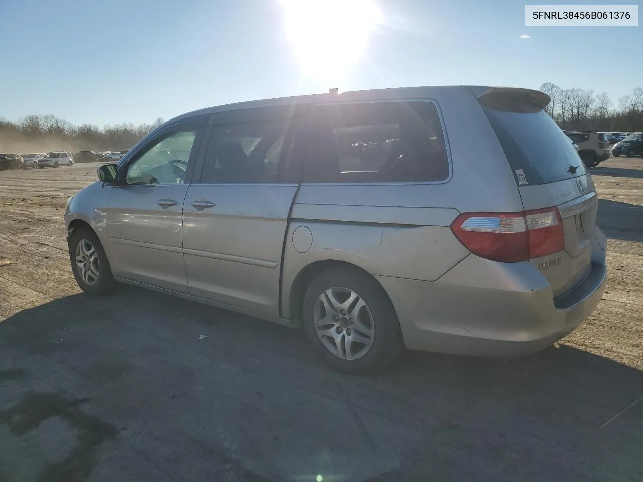 2006 Honda Odyssey Ex VIN: 5FNRL38456B061376 Lot: 80468884