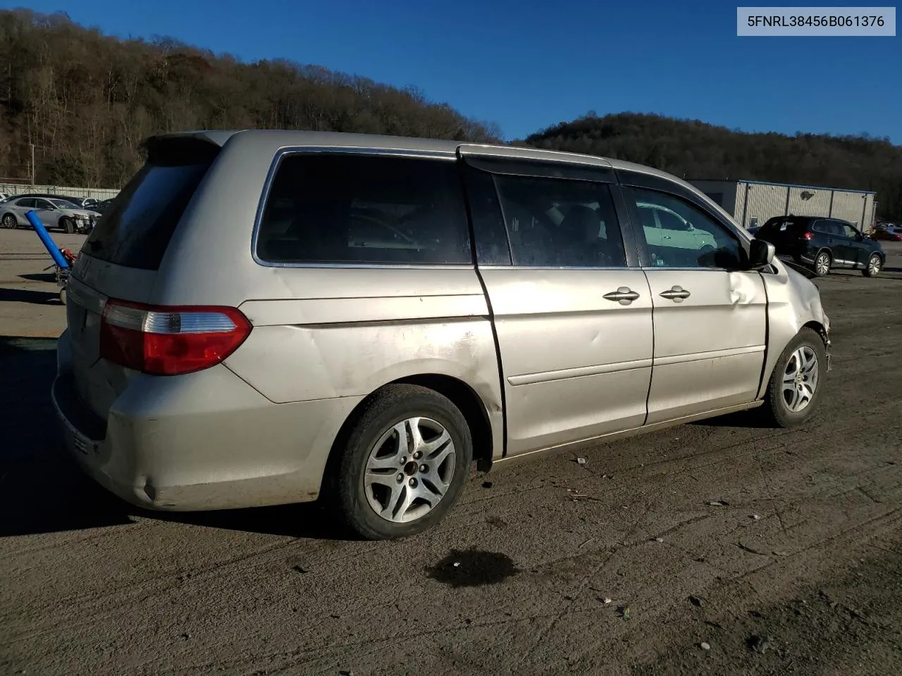 2006 Honda Odyssey Ex VIN: 5FNRL38456B061376 Lot: 80468884