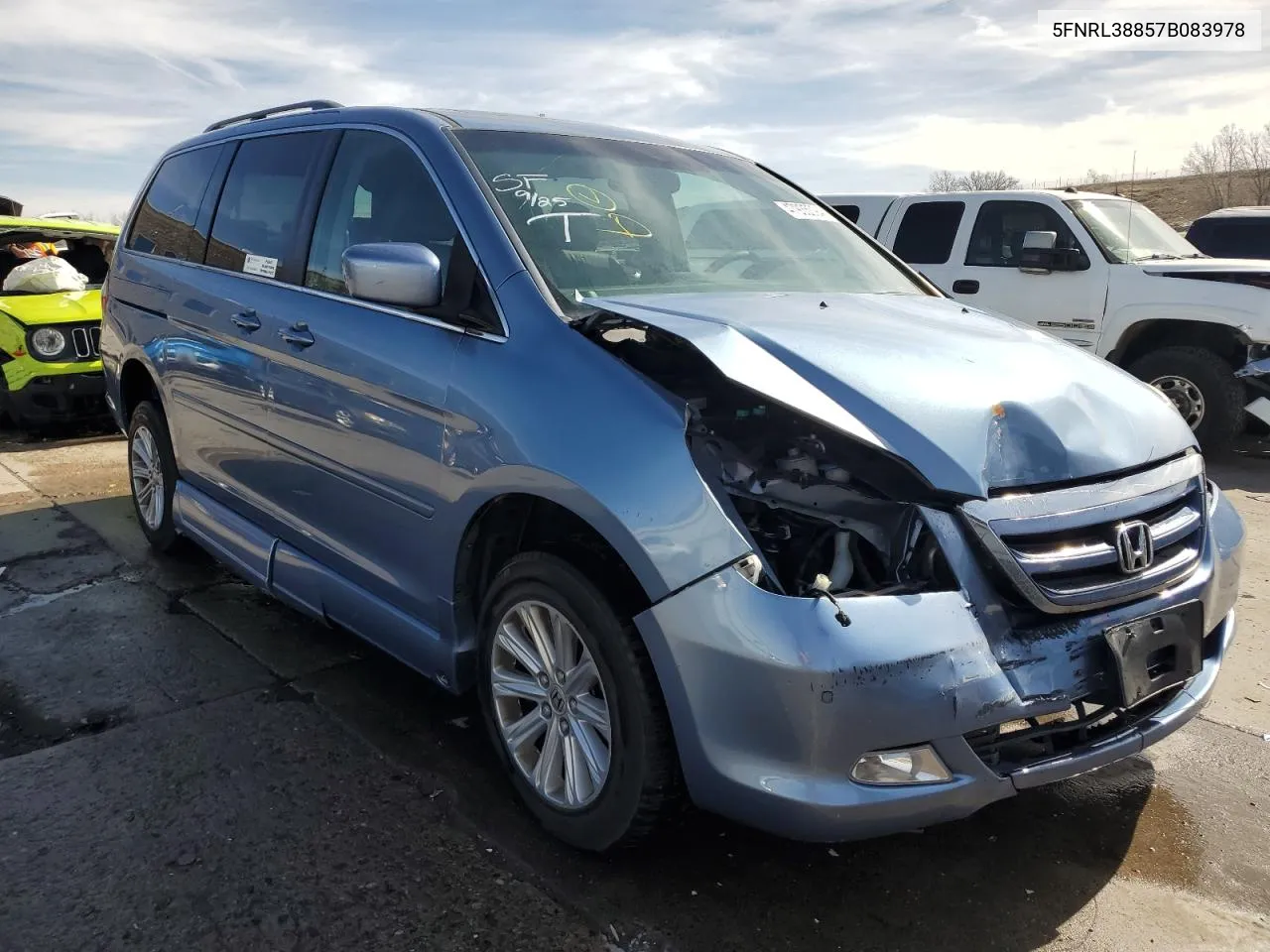 5FNRL38857B083978 2007 Honda Odyssey Touring