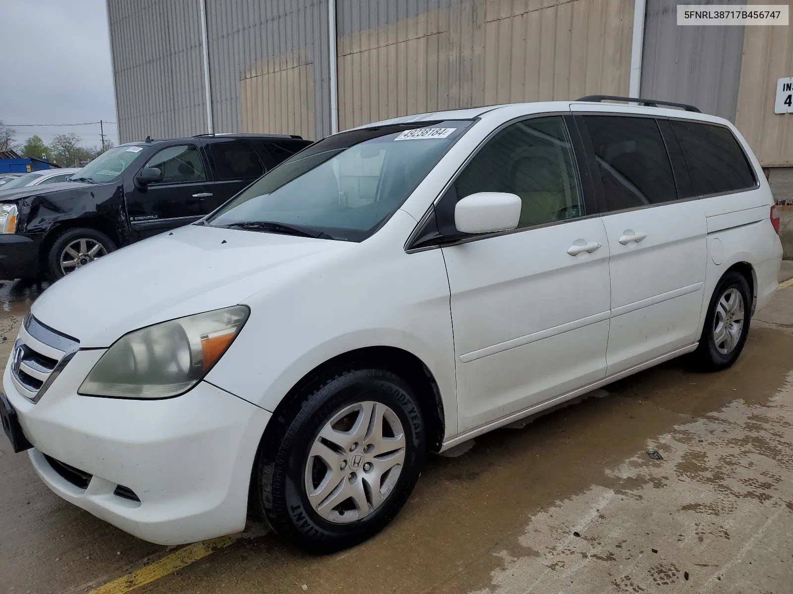 2007 Honda Odyssey Exl VIN: 5FNRL38717B456747 Lot: 49238184