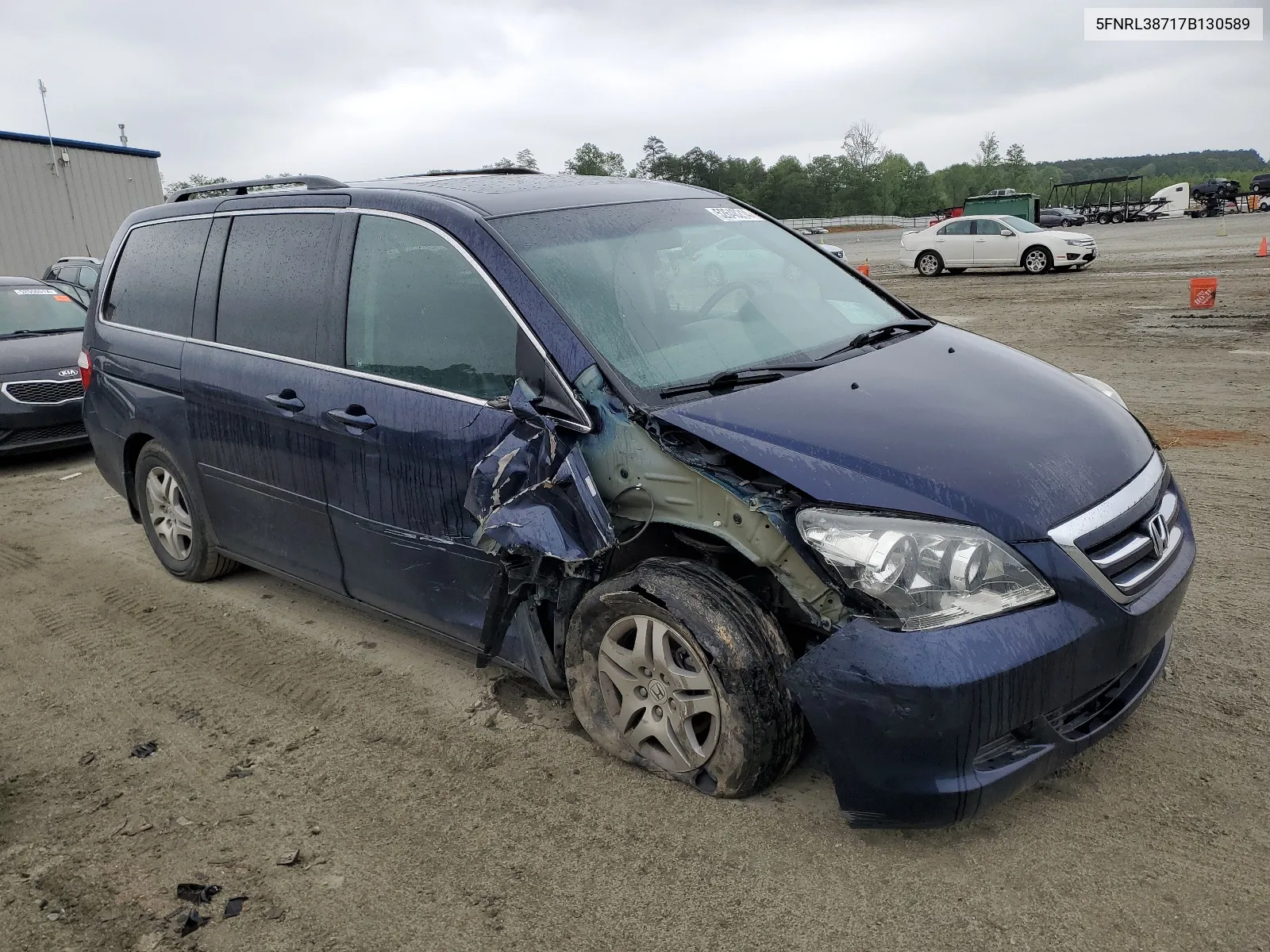 5FNRL38717B130589 2007 Honda Odyssey Exl