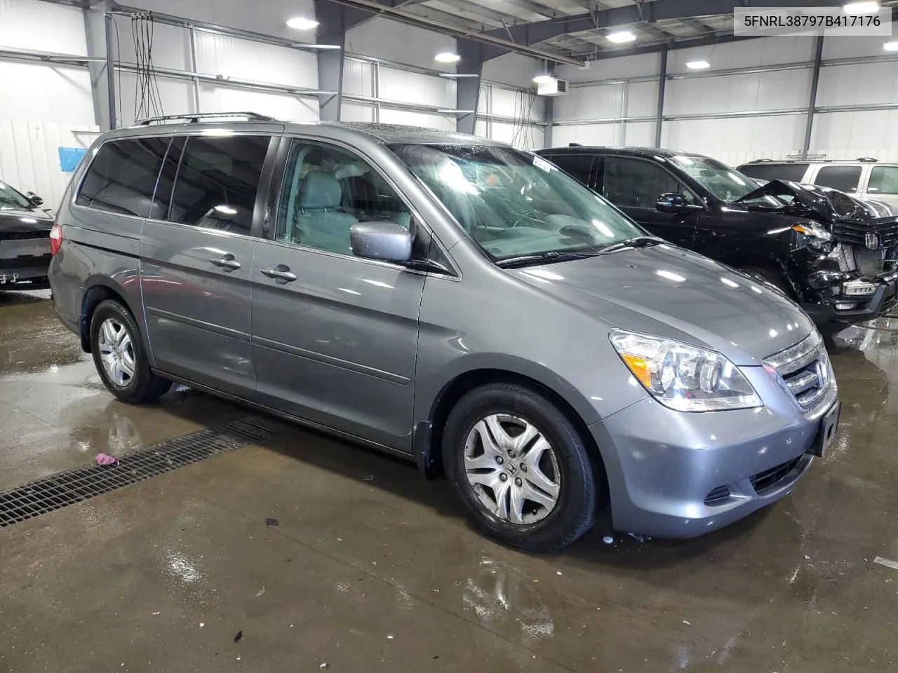 5FNRL38797B417176 2007 Honda Odyssey Exl