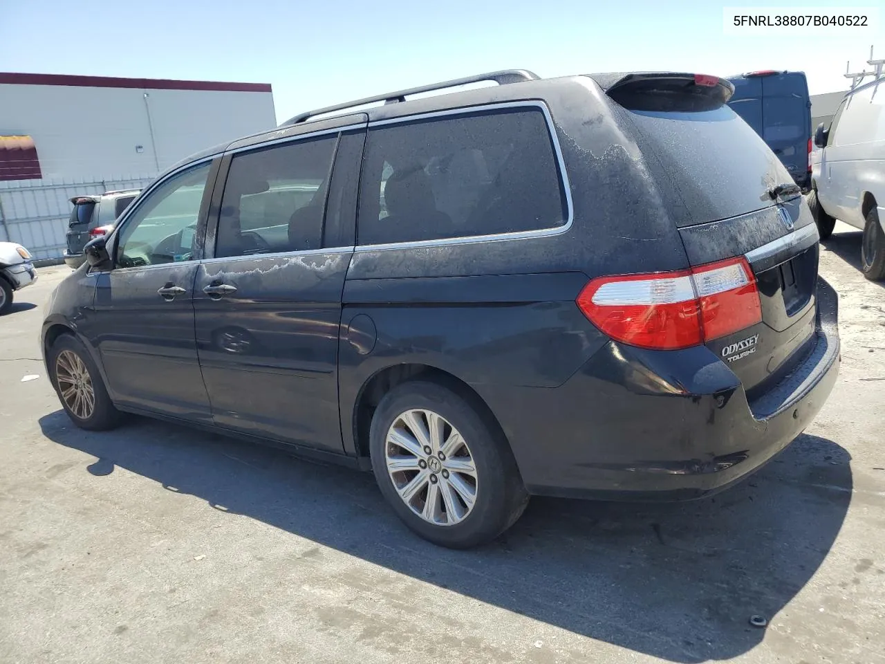 2007 Honda Odyssey Touring VIN: 5FNRL38807B040522 Lot: 58473734