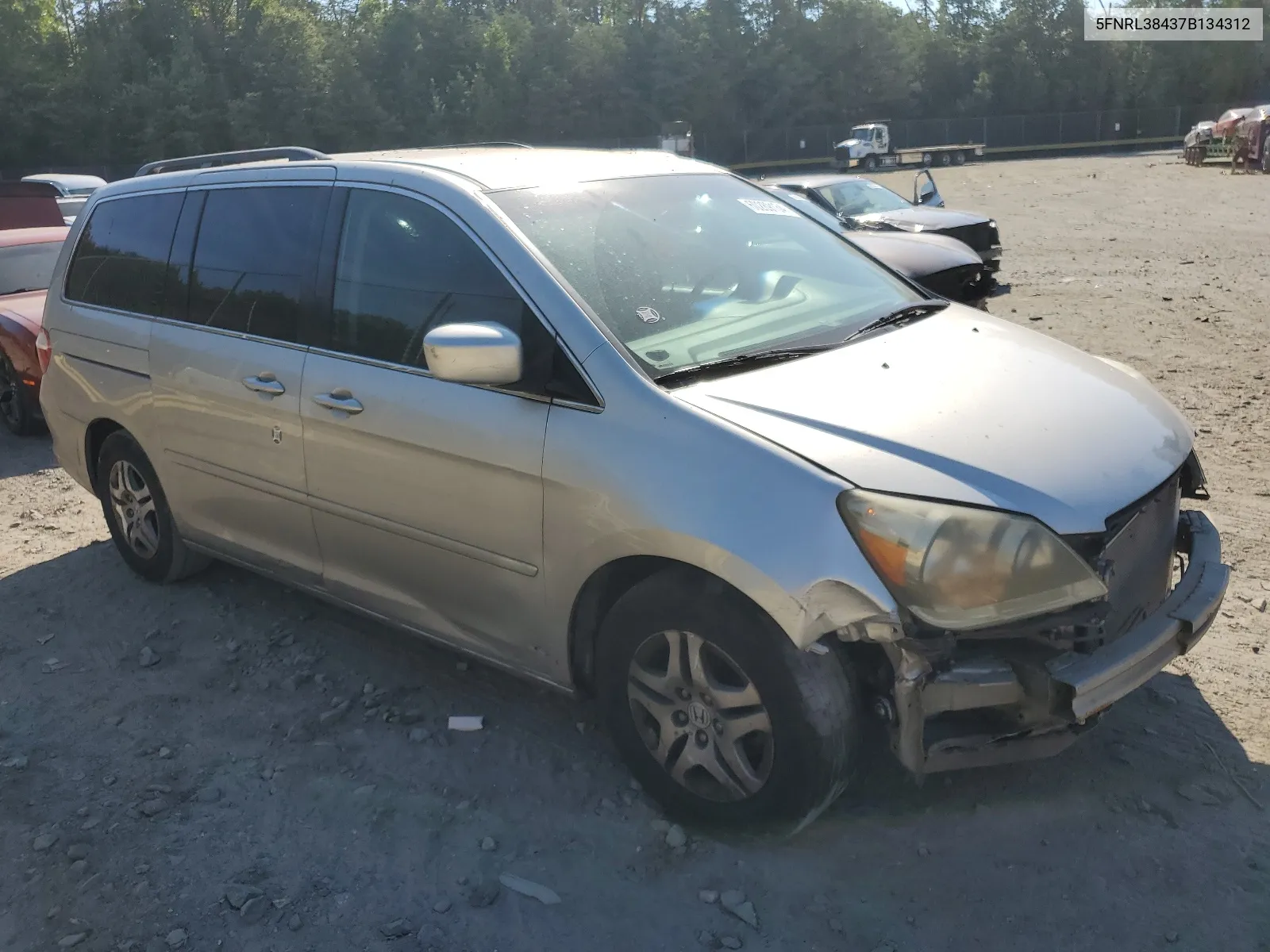 2007 Honda Odyssey Ex VIN: 5FNRL38437B134312 Lot: 60289134