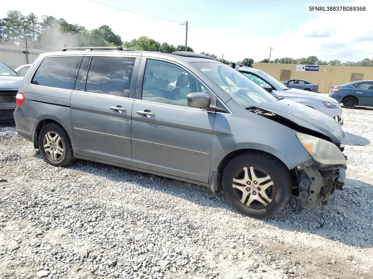 2007 Honda Odyssey Touring VIN: 5FNRL38837B088368 Lot: 61204494