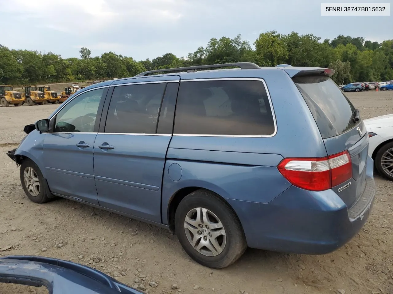 2007 Honda Odyssey Exl VIN: 5FNRL38747B015632 Lot: 62755074