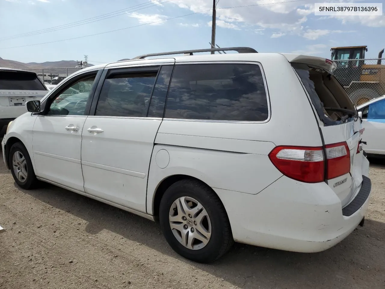 5FNRL38797B136396 2007 Honda Odyssey Exl