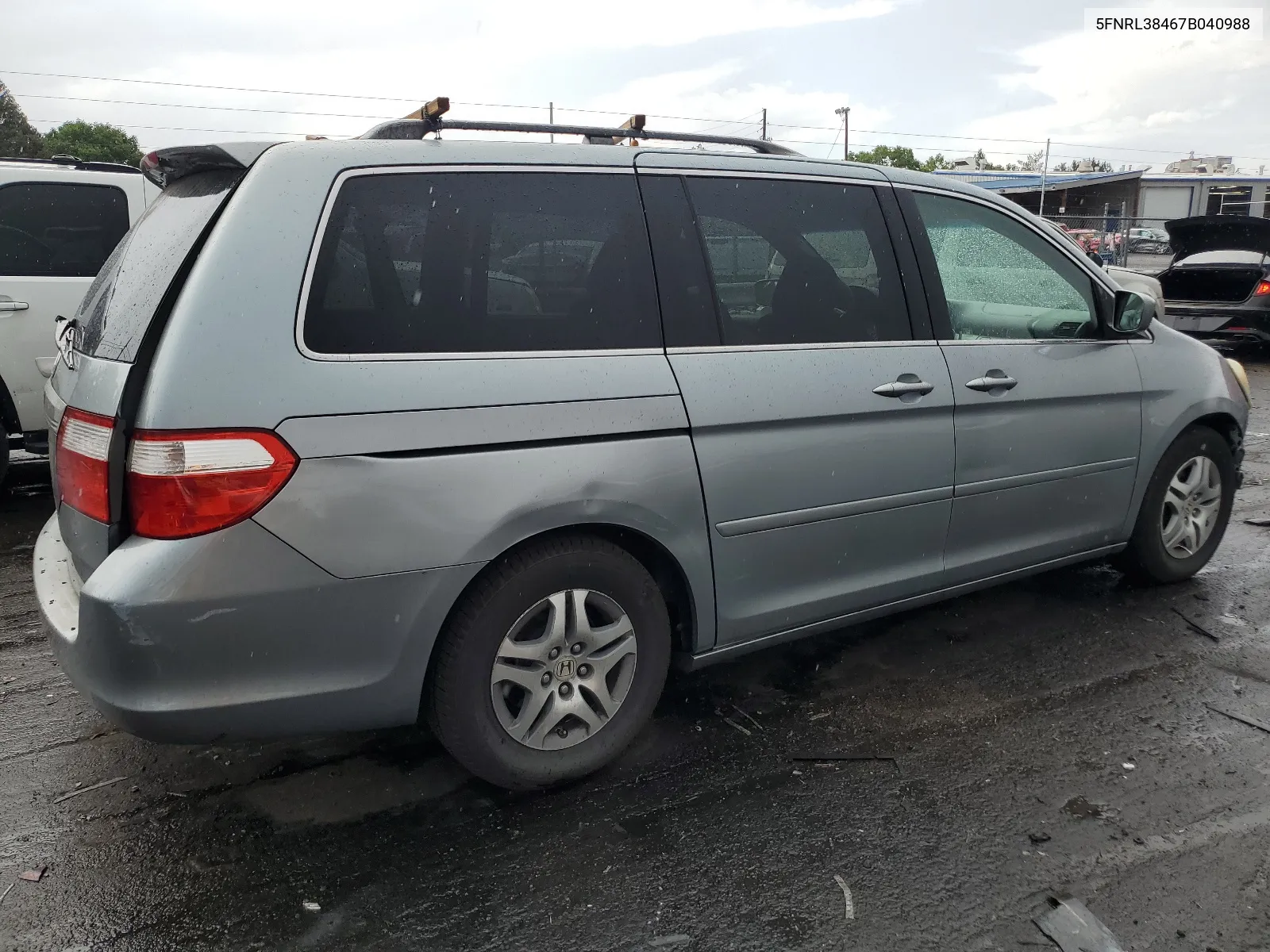 2007 Honda Odyssey Ex VIN: 5FNRL38467B040988 Lot: 63544764