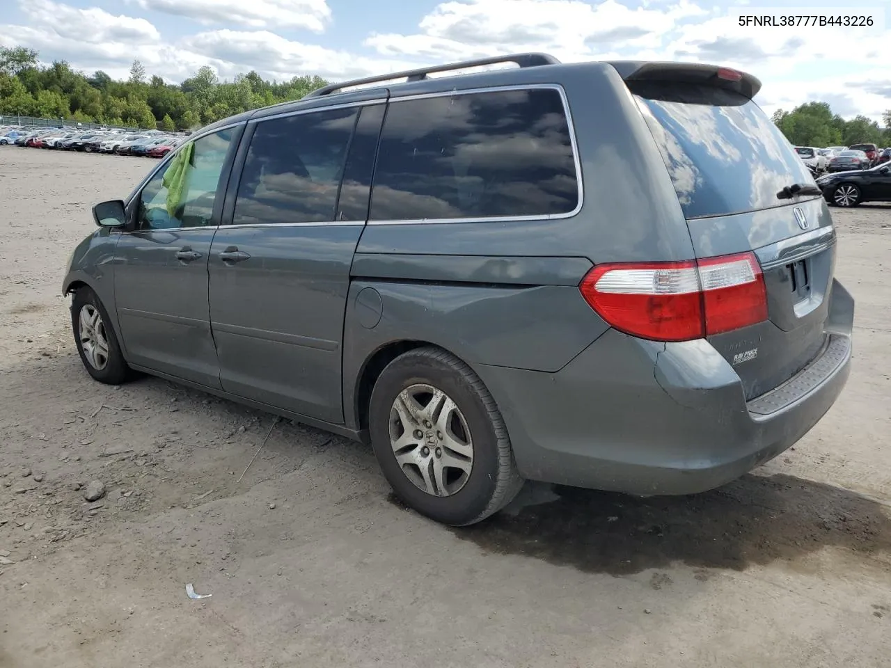 2007 Honda Odyssey Exl VIN: 5FNRL38777B443226 Lot: 65052744