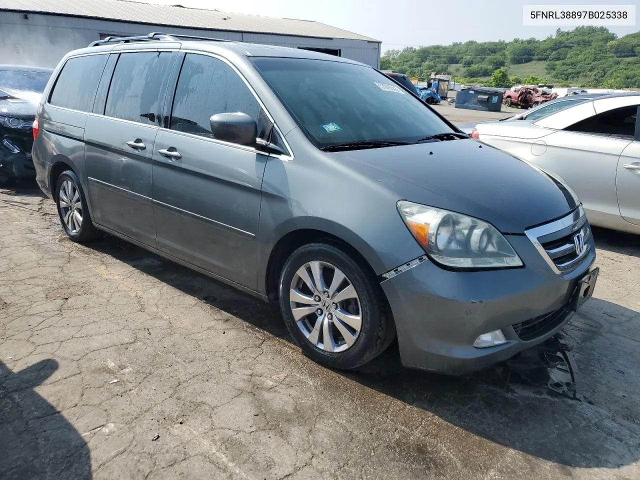 2007 Honda Odyssey Touring VIN: 5FNRL38897B025338 Lot: 65229974