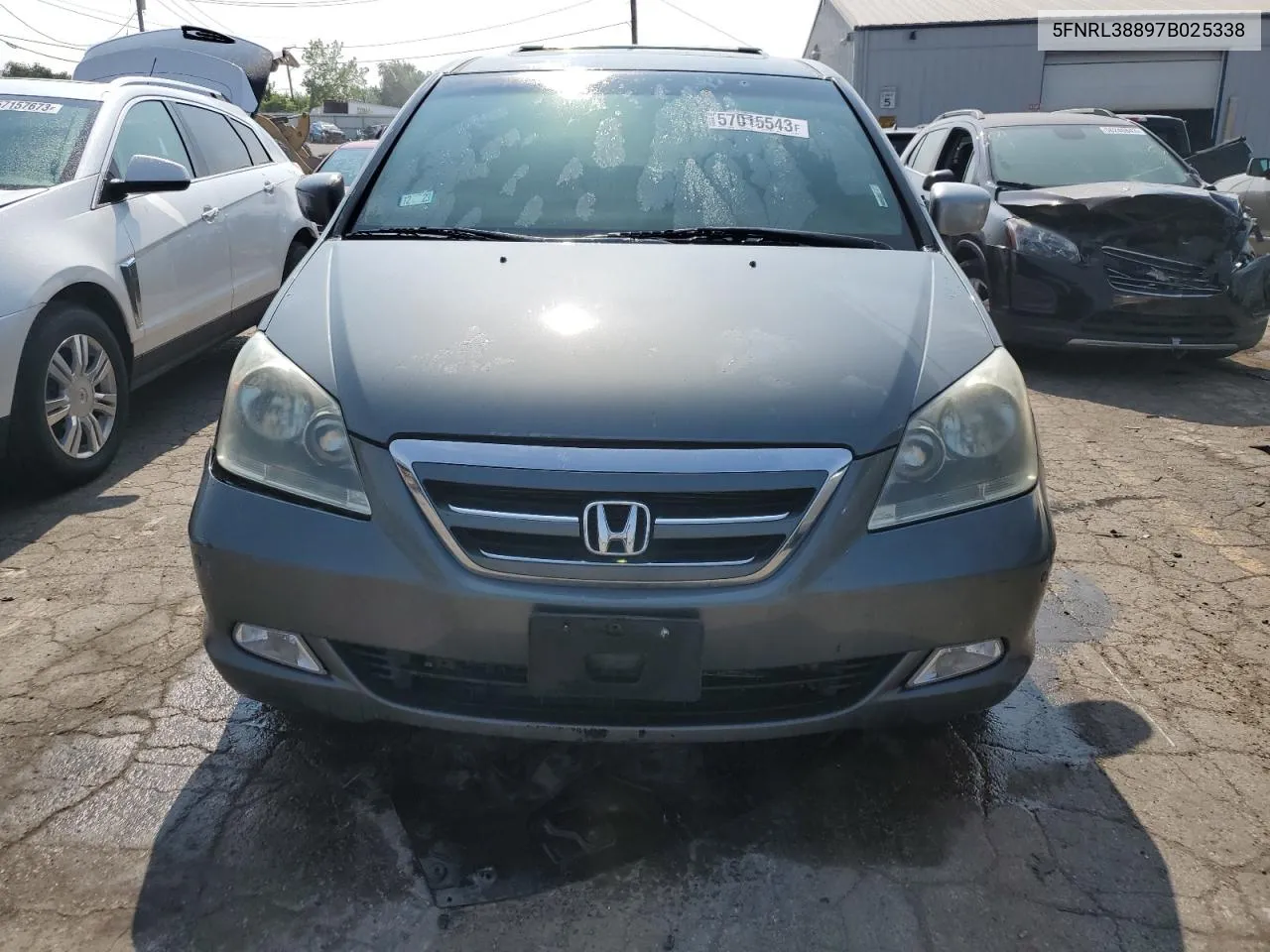 2007 Honda Odyssey Touring VIN: 5FNRL38897B025338 Lot: 65229974