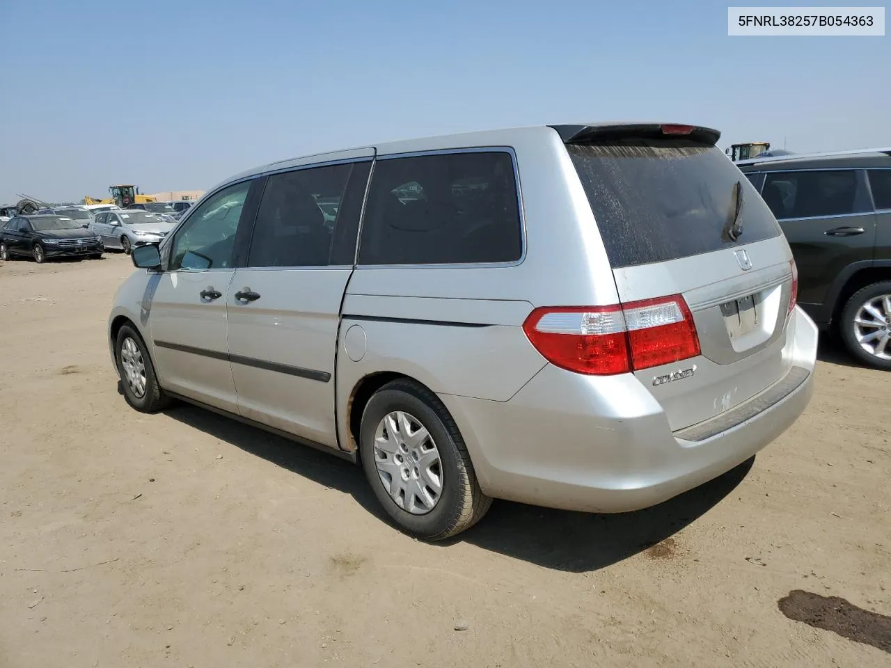 2007 Honda Odyssey Lx VIN: 5FNRL38257B054363 Lot: 65421224