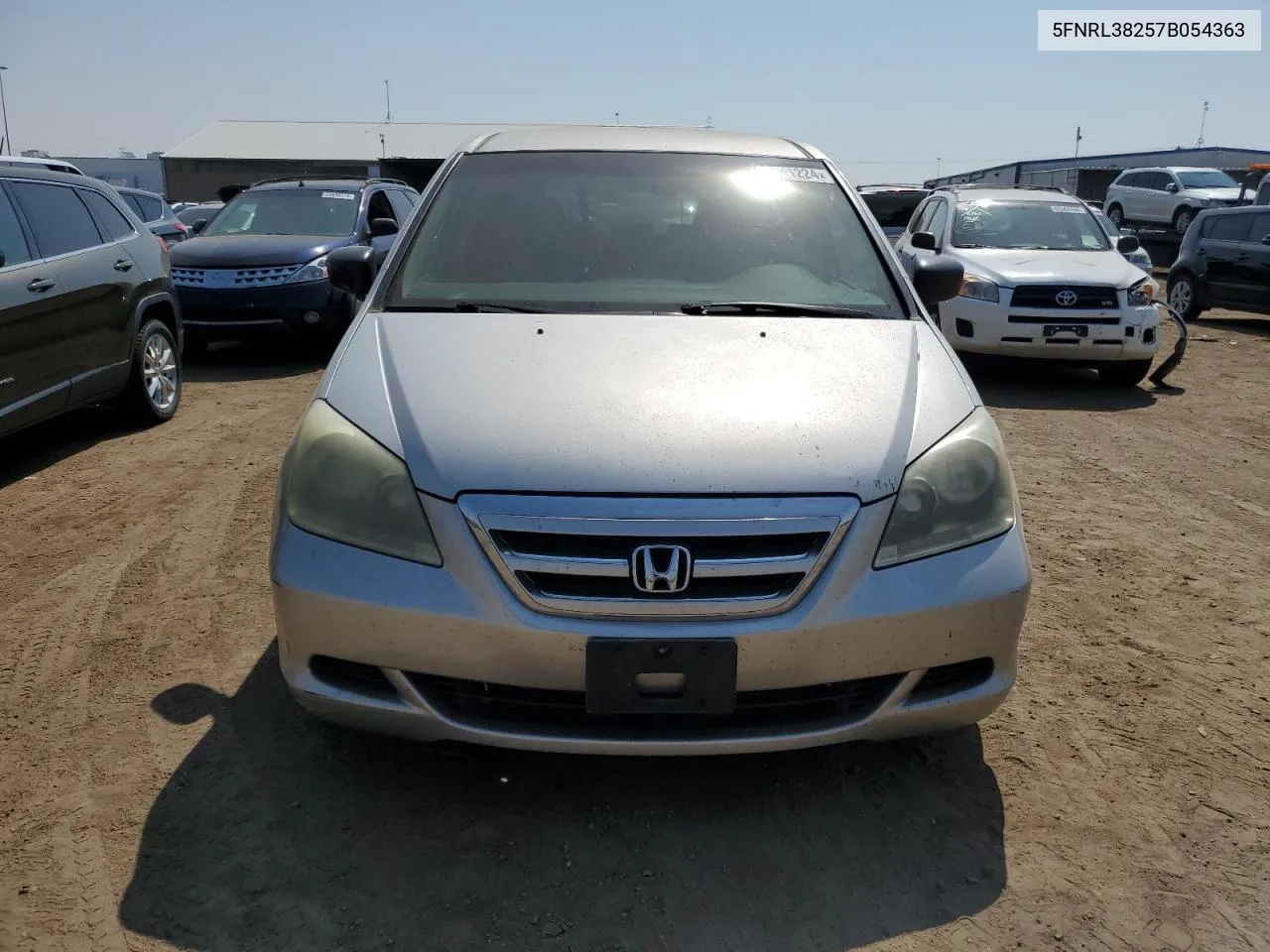 2007 Honda Odyssey Lx VIN: 5FNRL38257B054363 Lot: 65421224