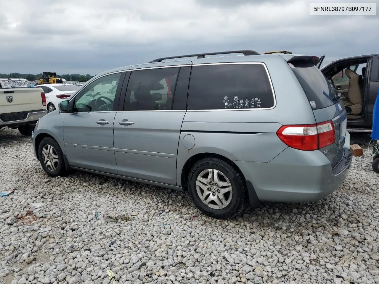 5FNRL38797B097177 2007 Honda Odyssey Exl