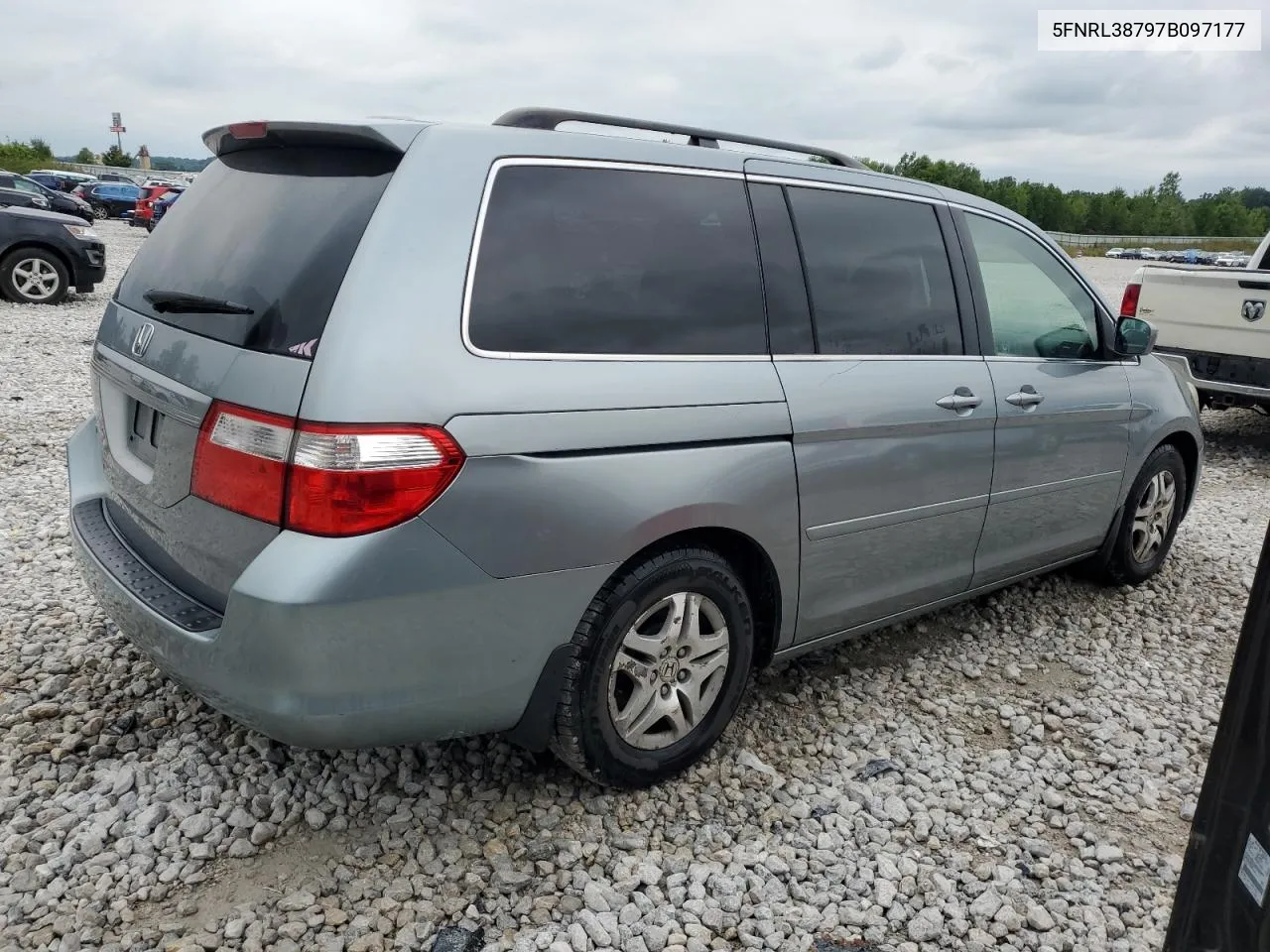 5FNRL38797B097177 2007 Honda Odyssey Exl