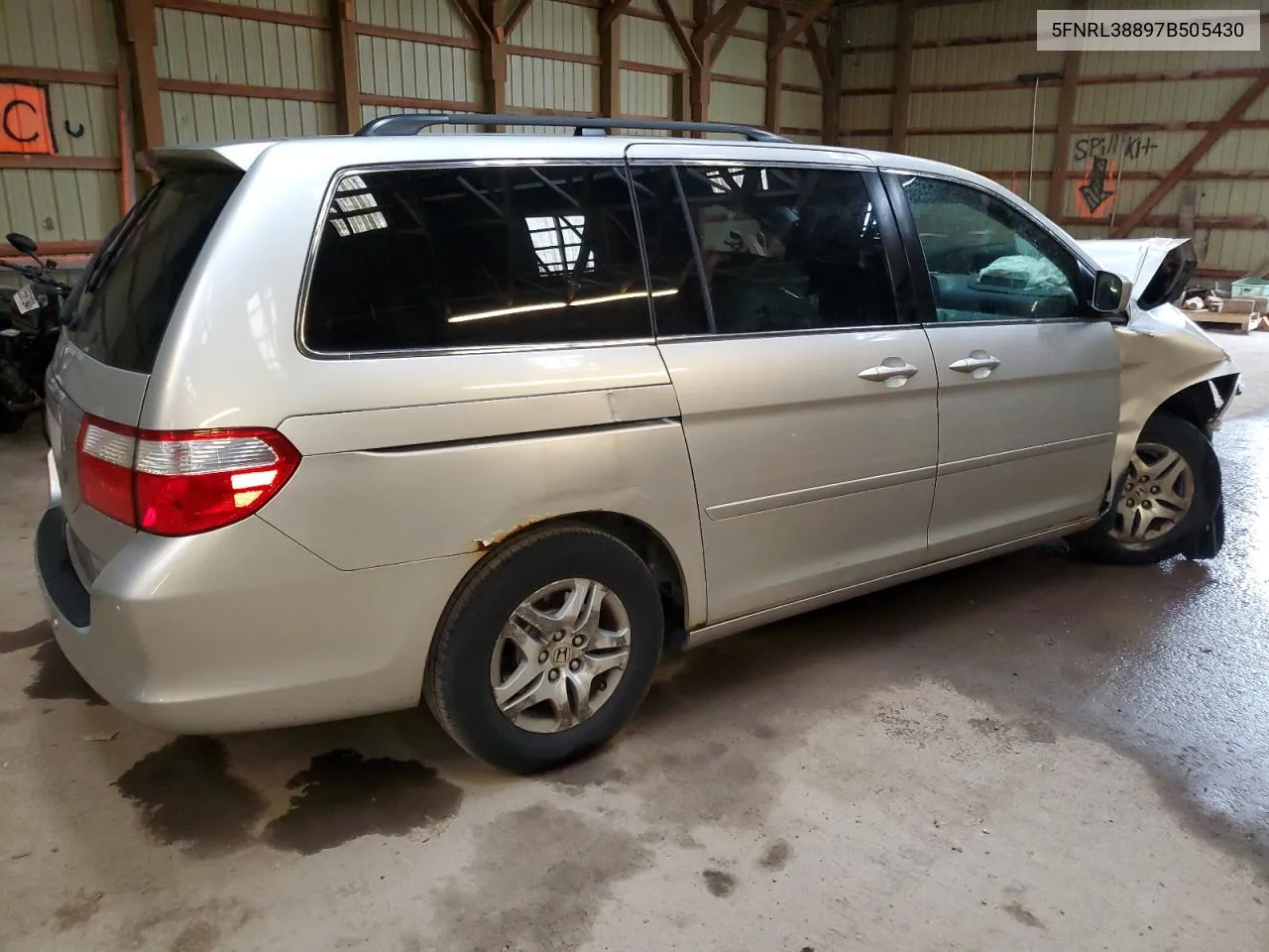 2007 Honda Odyssey Touring VIN: 5FNRL38897B505430 Lot: 65759914