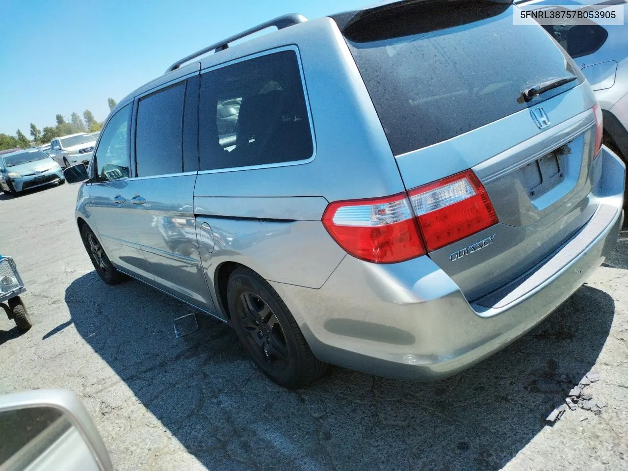 2007 Honda Odyssey Exl VIN: 5FNRL38757B053905 Lot: 65839434