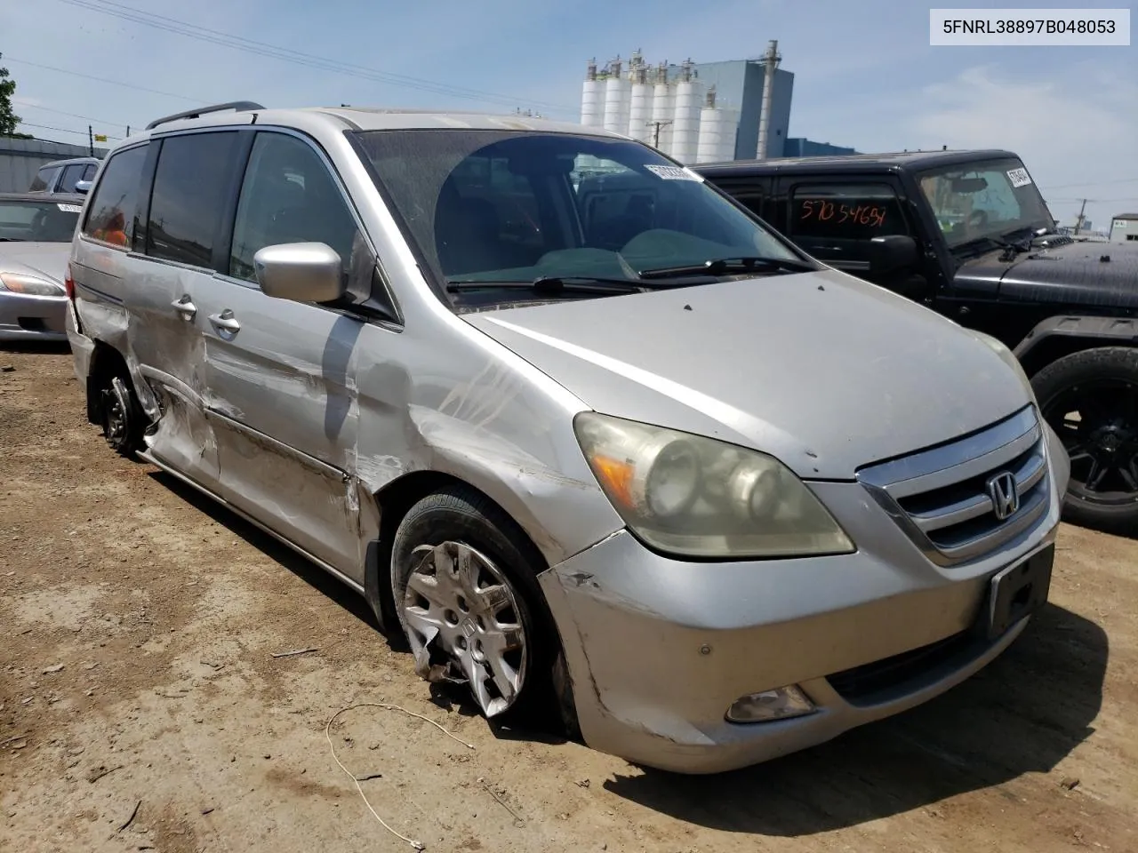 2007 Honda Odyssey Touring VIN: 5FNRL38897B048053 Lot: 65939164