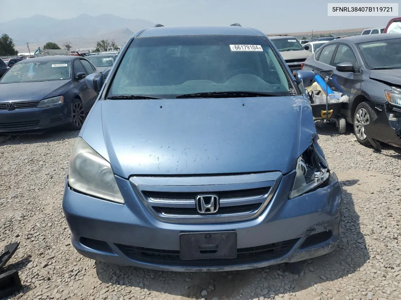 5FNRL38407B119721 2007 Honda Odyssey Ex