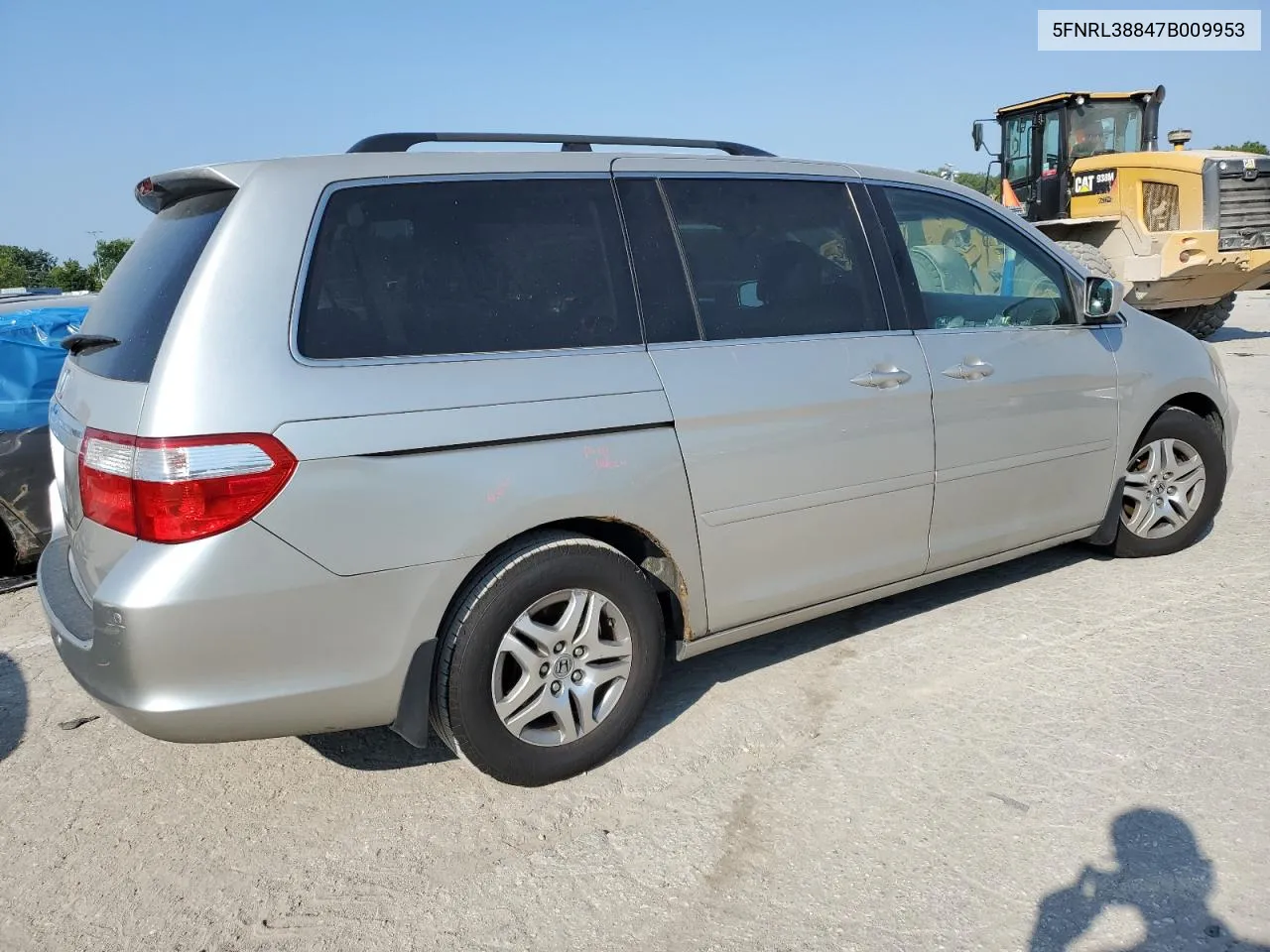 2007 Honda Odyssey Touring VIN: 5FNRL38847B009953 Lot: 66293584