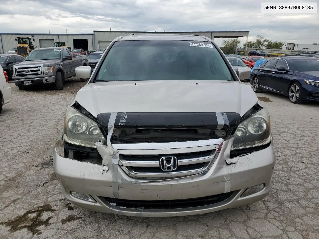 5FNRL38897B008135 2007 Honda Odyssey Touring