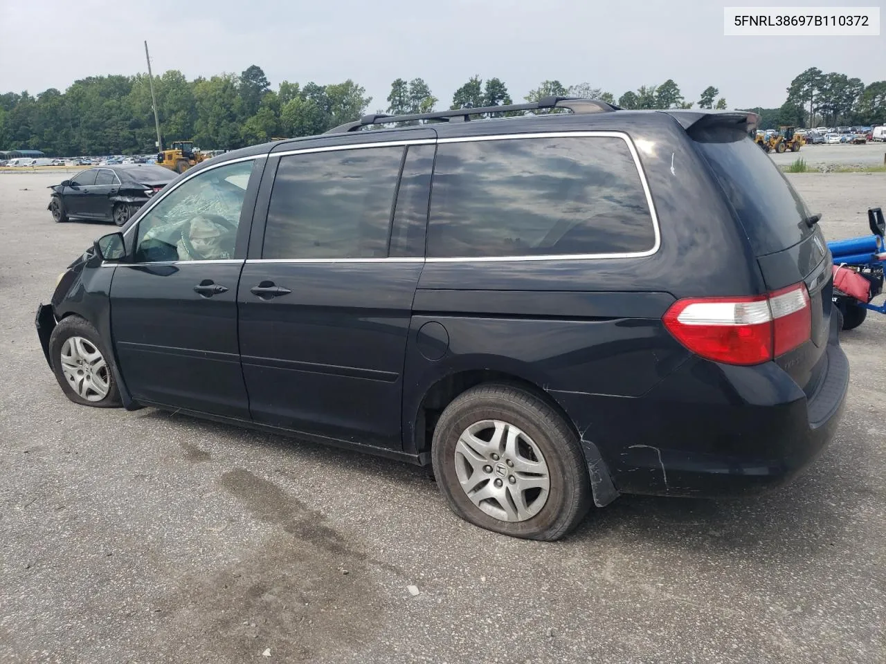 2007 Honda Odyssey Exl VIN: 5FNRL38697B110372 Lot: 66588014