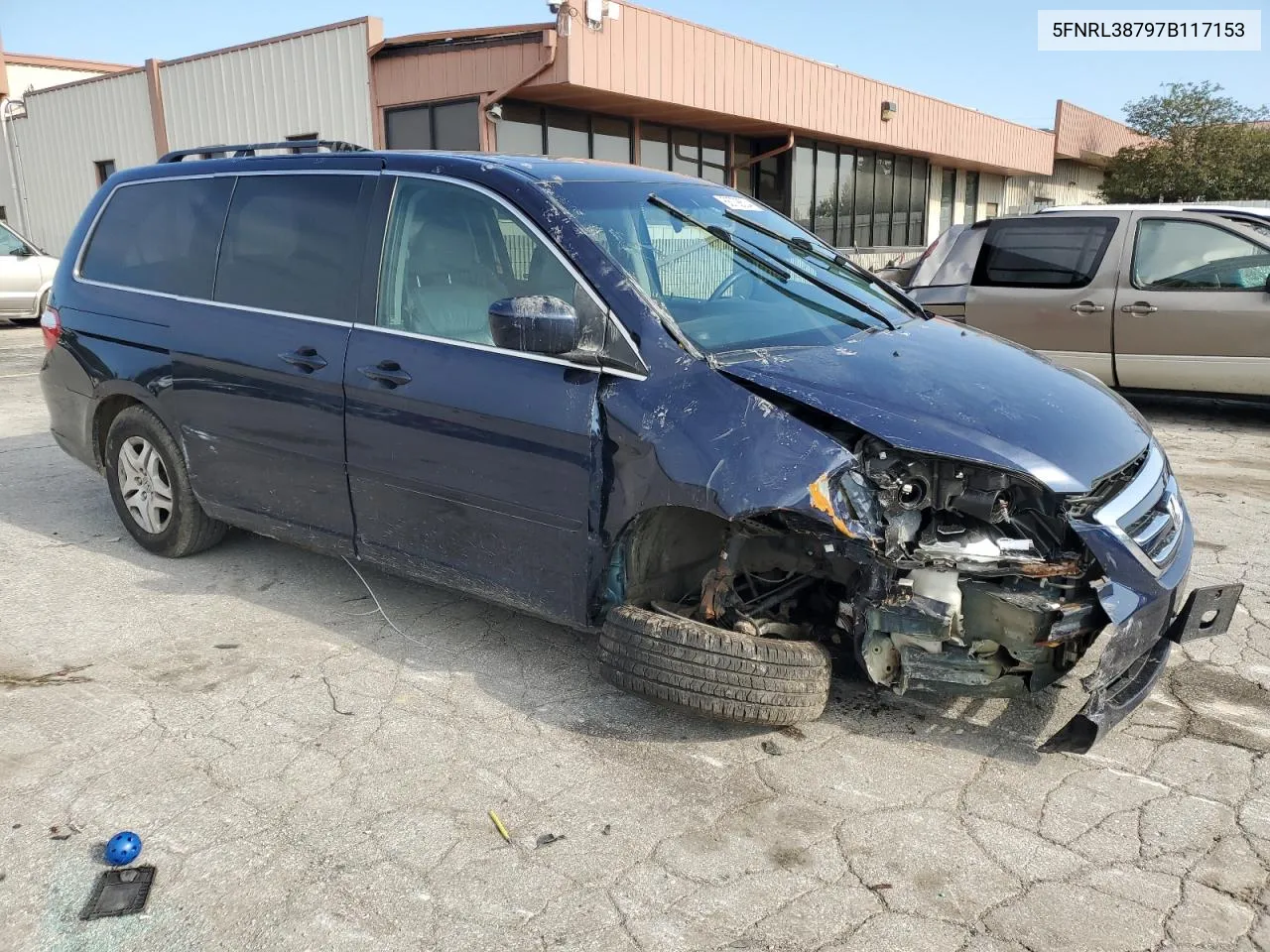 5FNRL38797B117153 2007 Honda Odyssey Exl