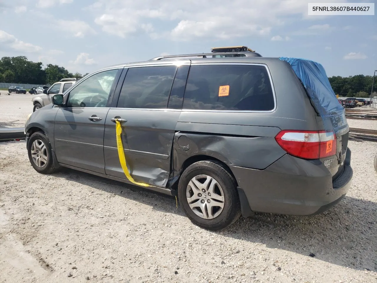 2007 Honda Odyssey Exl VIN: 5FNRL38607B440627 Lot: 66870984