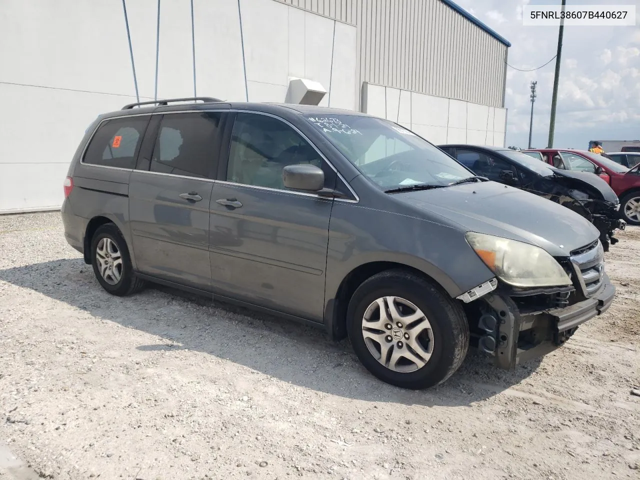 5FNRL38607B440627 2007 Honda Odyssey Exl