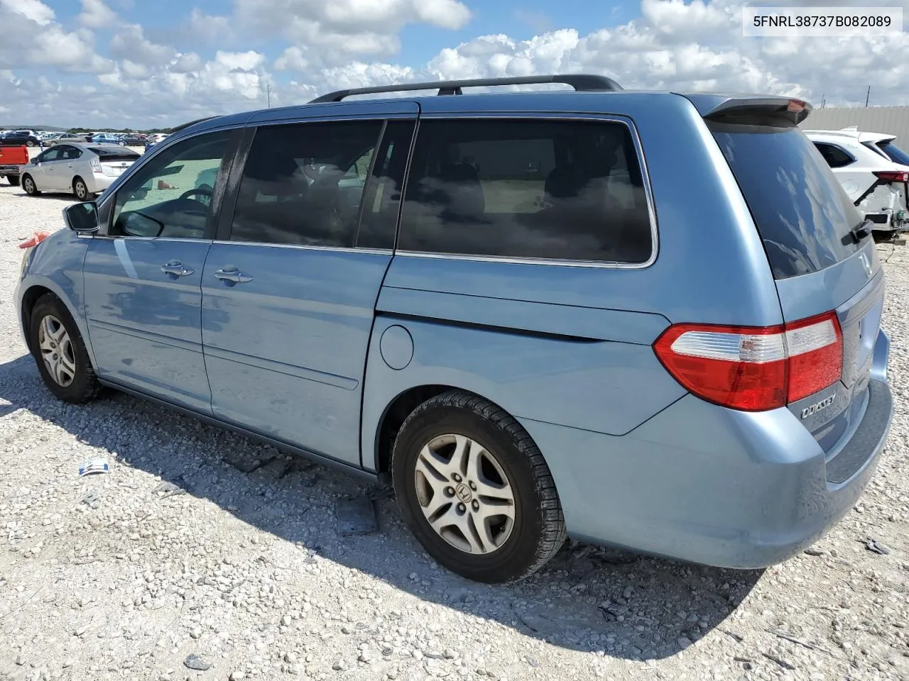 2007 Honda Odyssey Exl VIN: 5FNRL38737B082089 Lot: 67052224