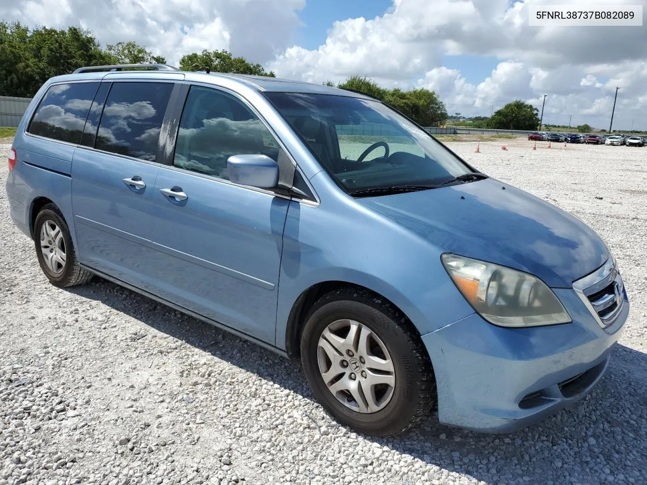 5FNRL38737B082089 2007 Honda Odyssey Exl