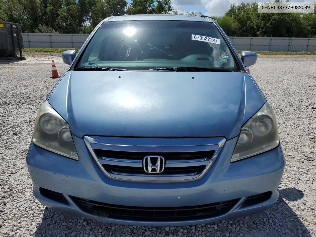 5FNRL38737B082089 2007 Honda Odyssey Exl