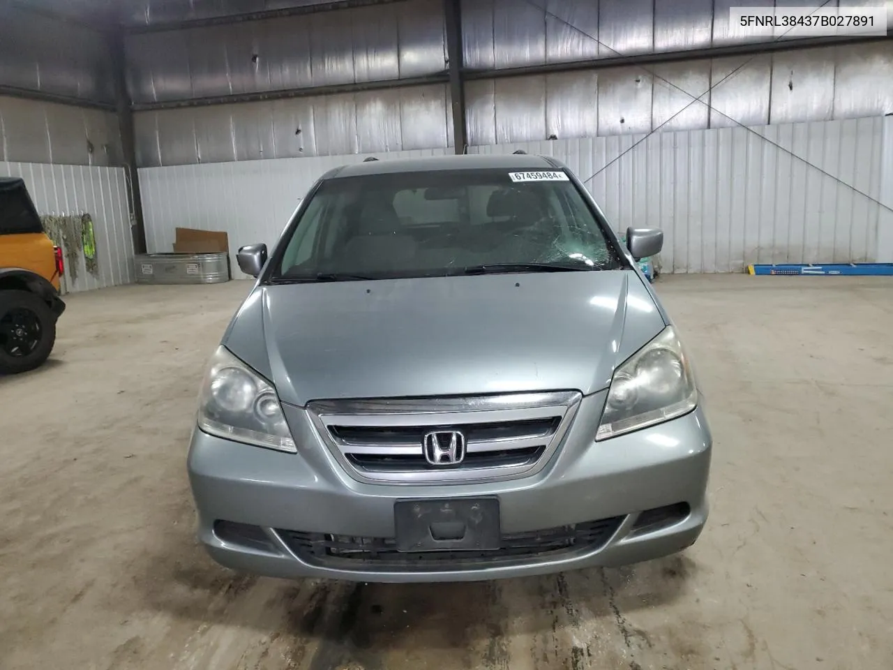 2007 Honda Odyssey Ex VIN: 5FNRL38437B027891 Lot: 67459484