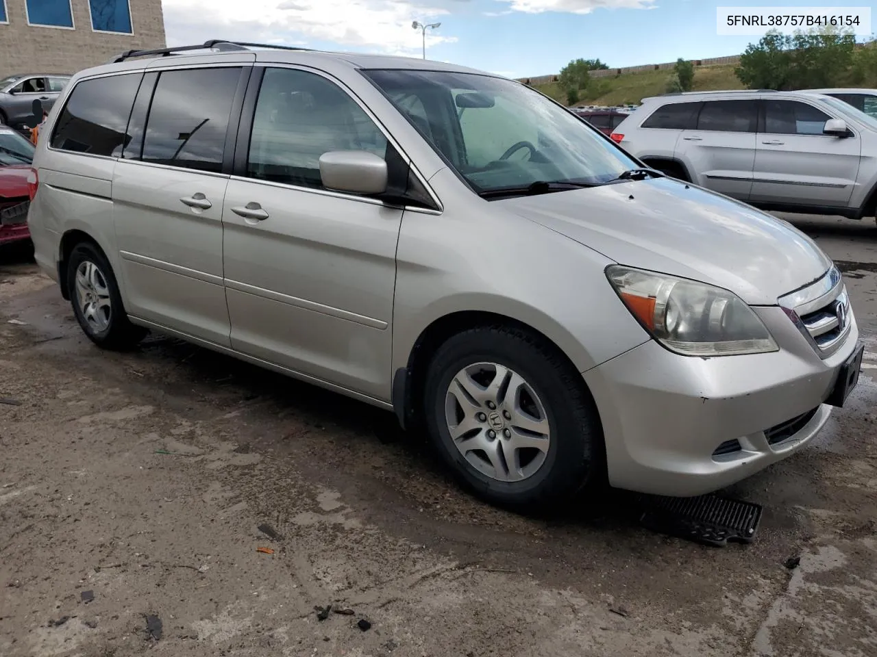 5FNRL38757B416154 2007 Honda Odyssey Exl