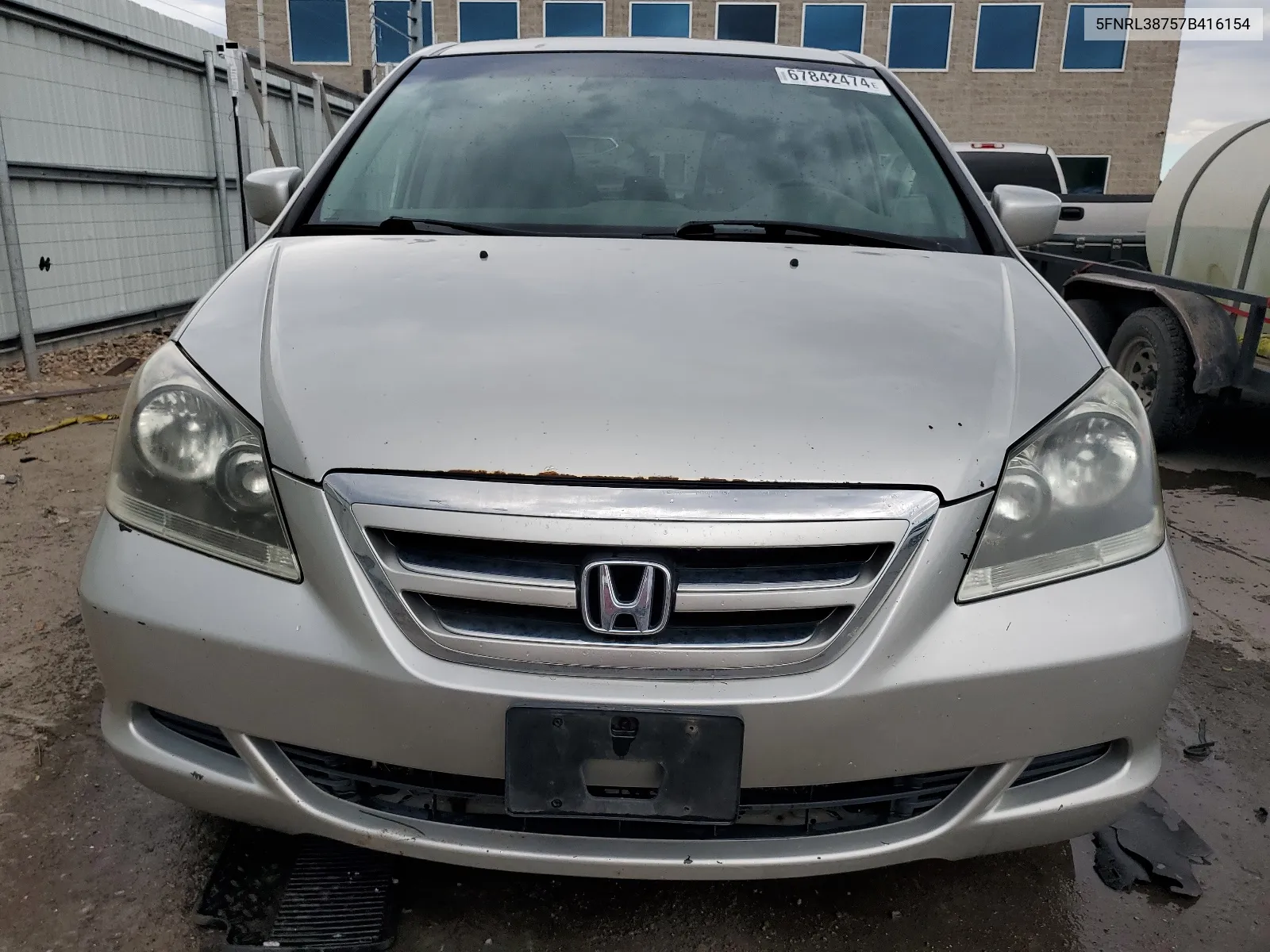 5FNRL38757B416154 2007 Honda Odyssey Exl