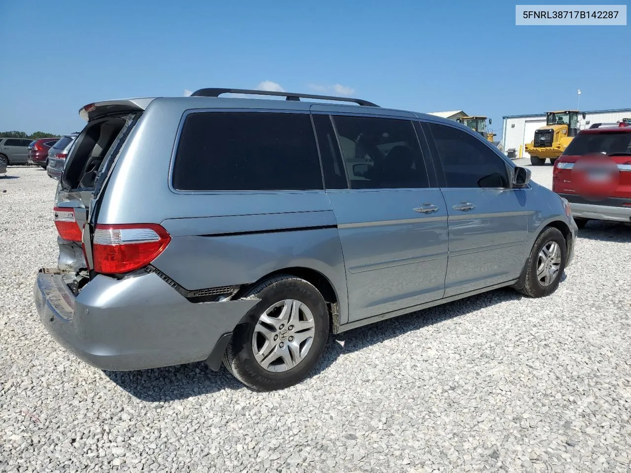 2007 Honda Odyssey Exl VIN: 5FNRL38717B142287 Lot: 67954274