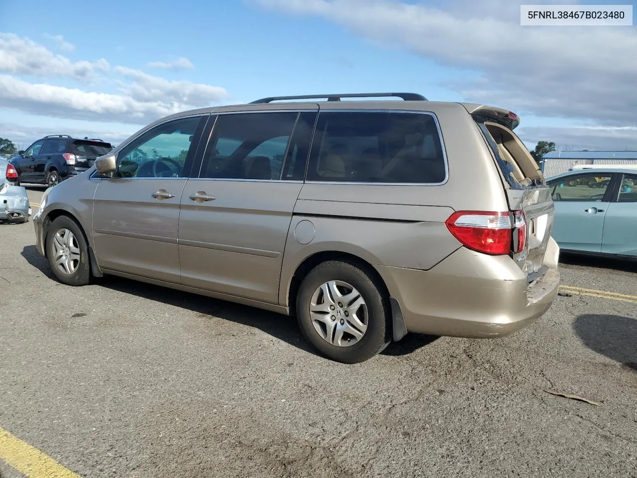 2007 Honda Odyssey Ex VIN: 5FNRL38467B023480 Lot: 68184964