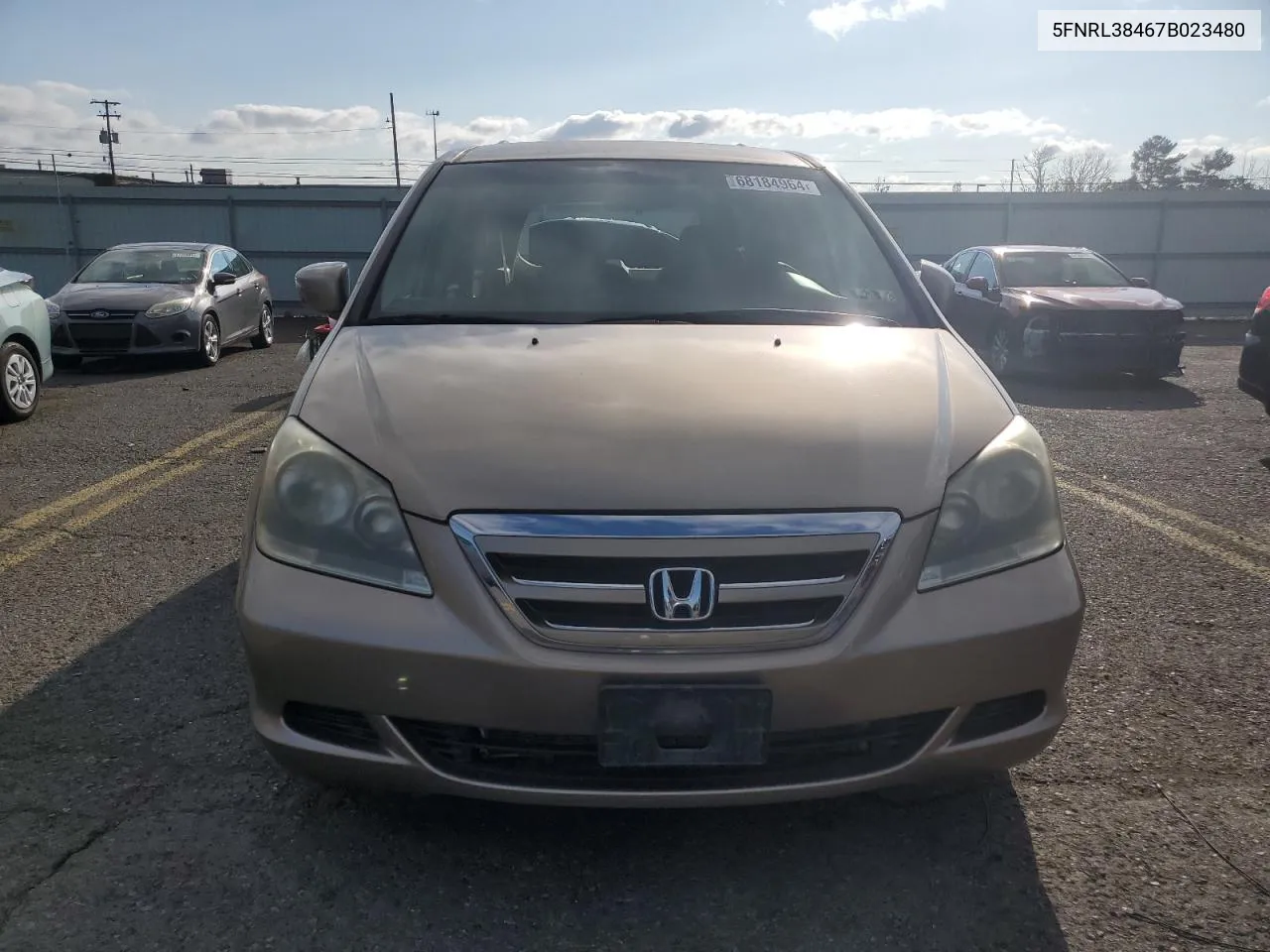 5FNRL38467B023480 2007 Honda Odyssey Ex