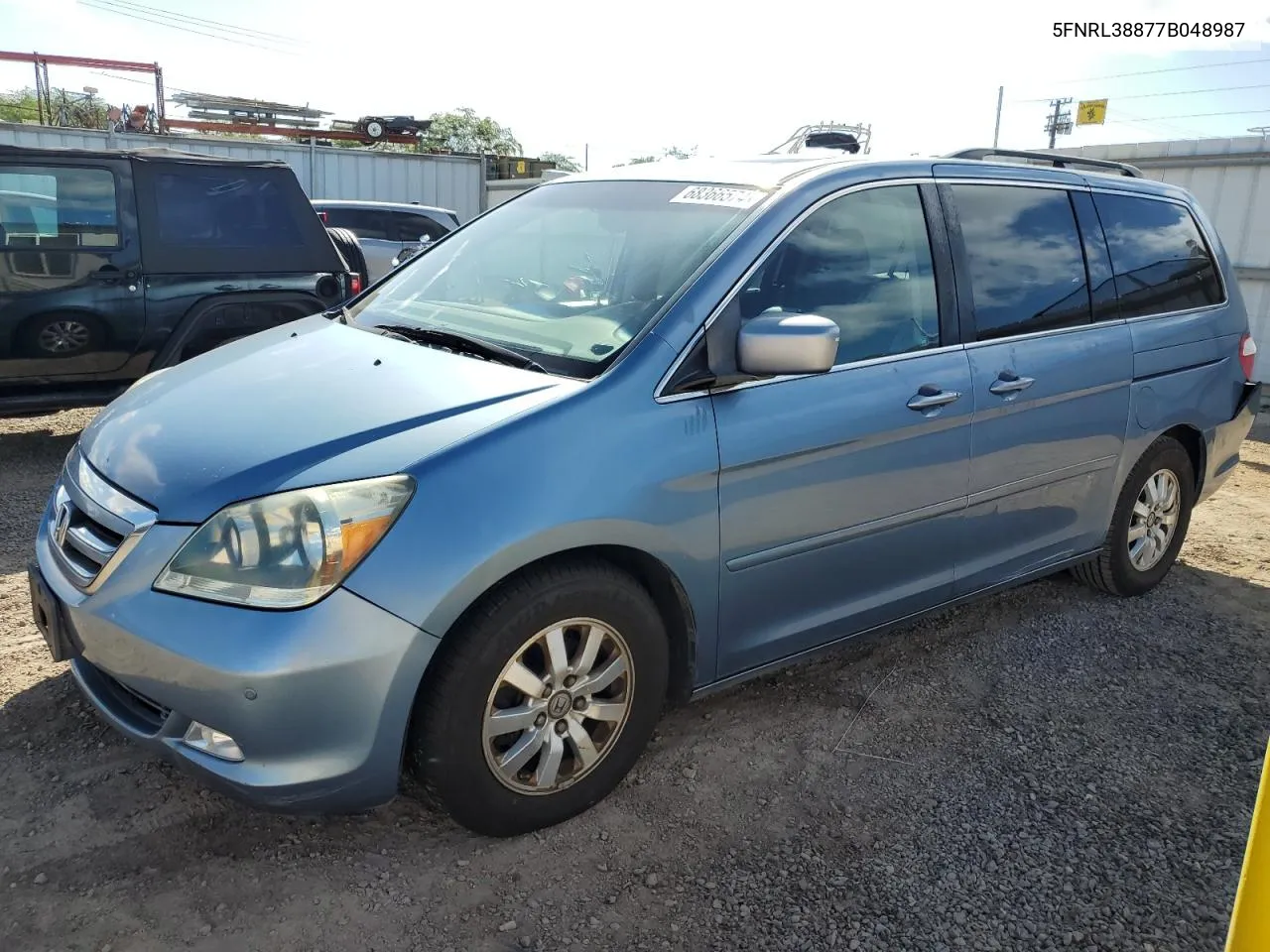 5FNRL38877B048987 2007 Honda Odyssey Touring