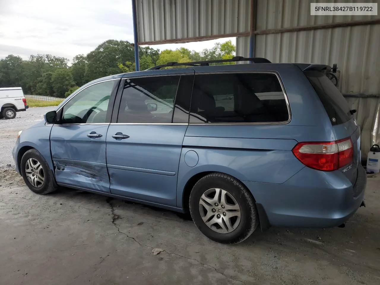 2007 Honda Odyssey Ex VIN: 5FNRL38427B119722 Lot: 68678474