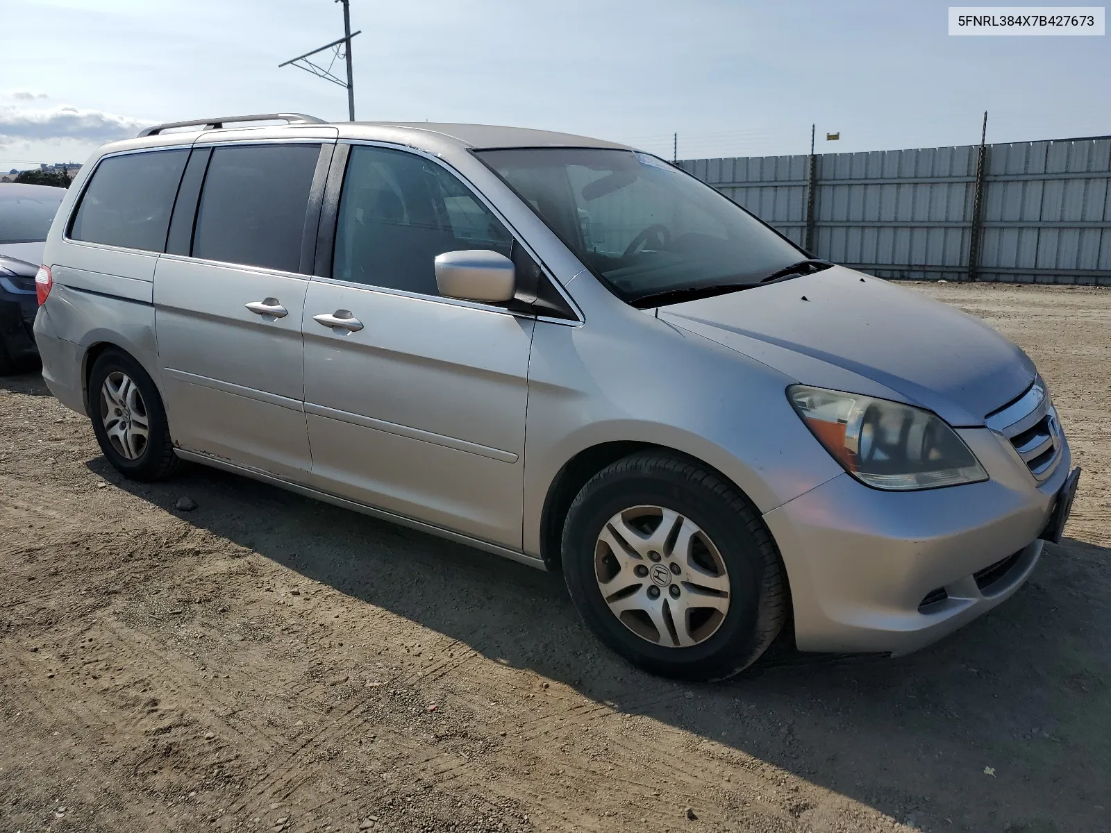 2007 Honda Odyssey Ex VIN: 5FNRL384X7B427673 Lot: 68753114