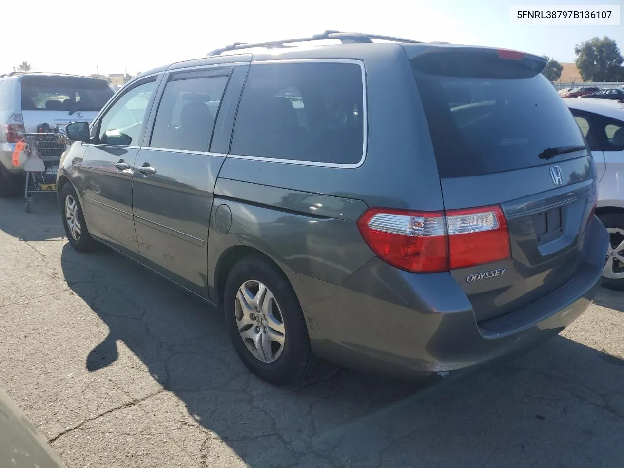 2007 Honda Odyssey Exl VIN: 5FNRL38797B136107 Lot: 69165894