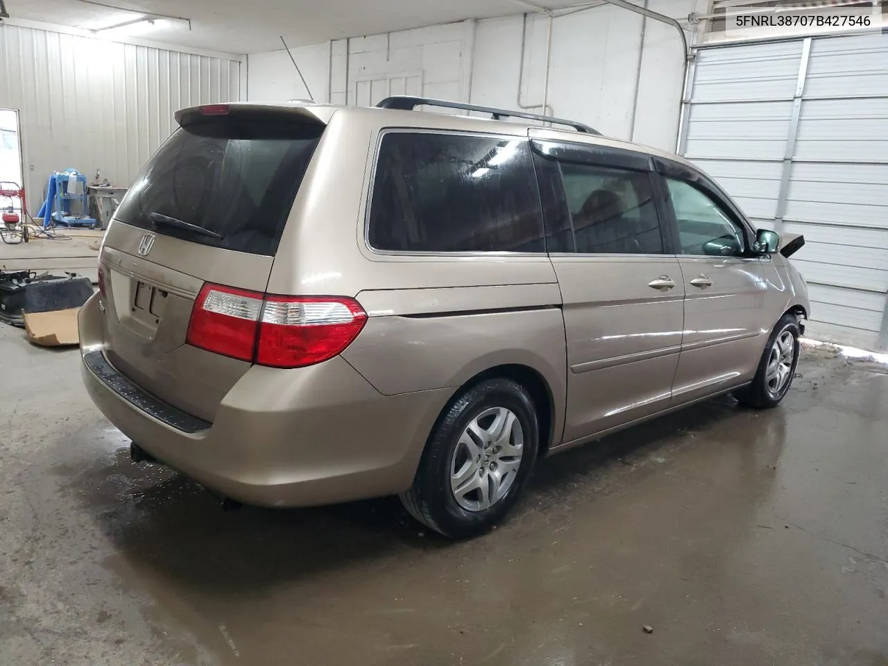 5FNRL38707B427546 2007 Honda Odyssey Exl