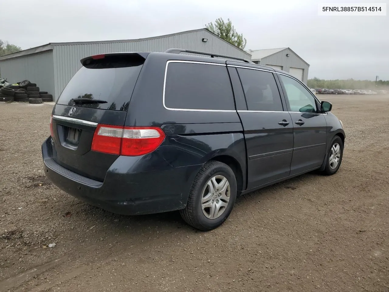 5FNRL38857B514514 2007 Honda Odyssey Touring