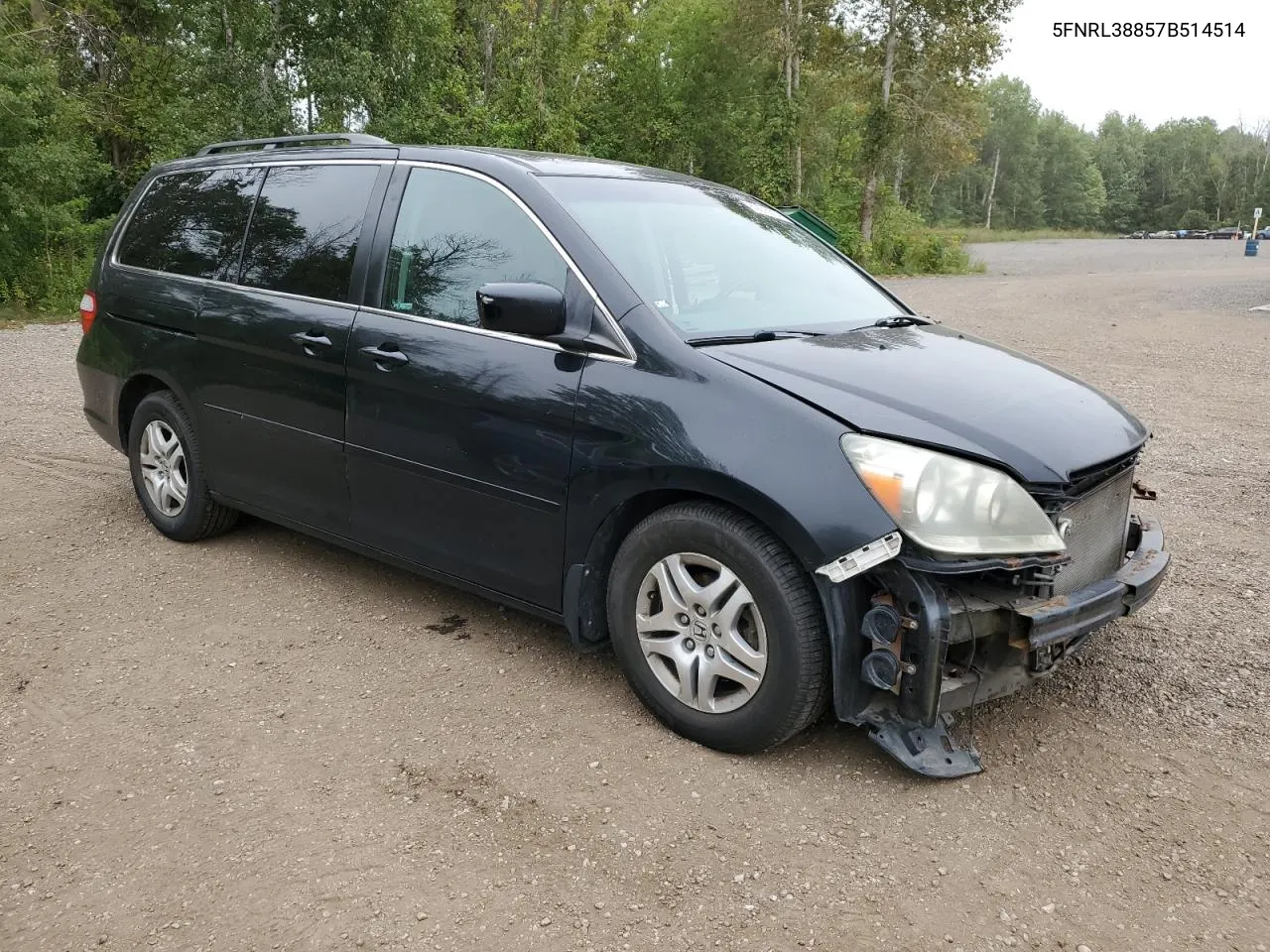 2007 Honda Odyssey Touring VIN: 5FNRL38857B514514 Lot: 69275514