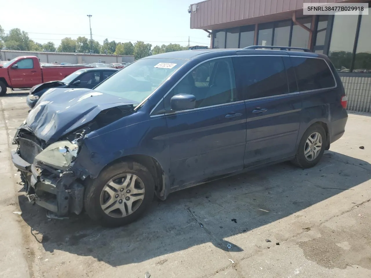 2007 Honda Odyssey Ex VIN: 5FNRL38477B029918 Lot: 69282154